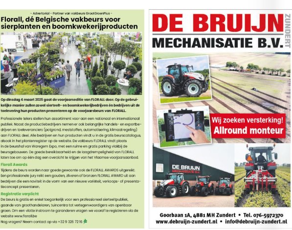  Heeft u onze advertentie al gezien?