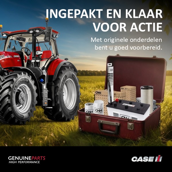  INGEPAKT EN KLAAR VOOR ACTIE!CASE IH